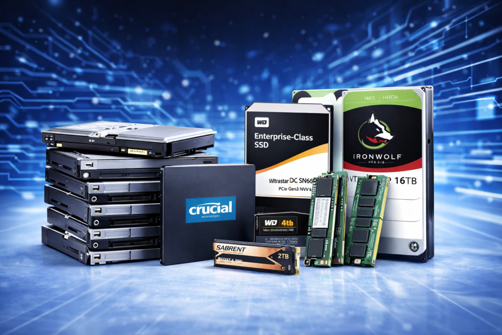 Bulk Hard Drive & RAM Buyer in Dubai – All Types Accepted Hard Drives (HDD & SSD)