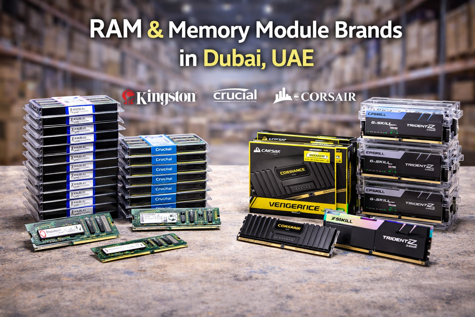 RAM & Memory Module Brands in Dubai, UAE