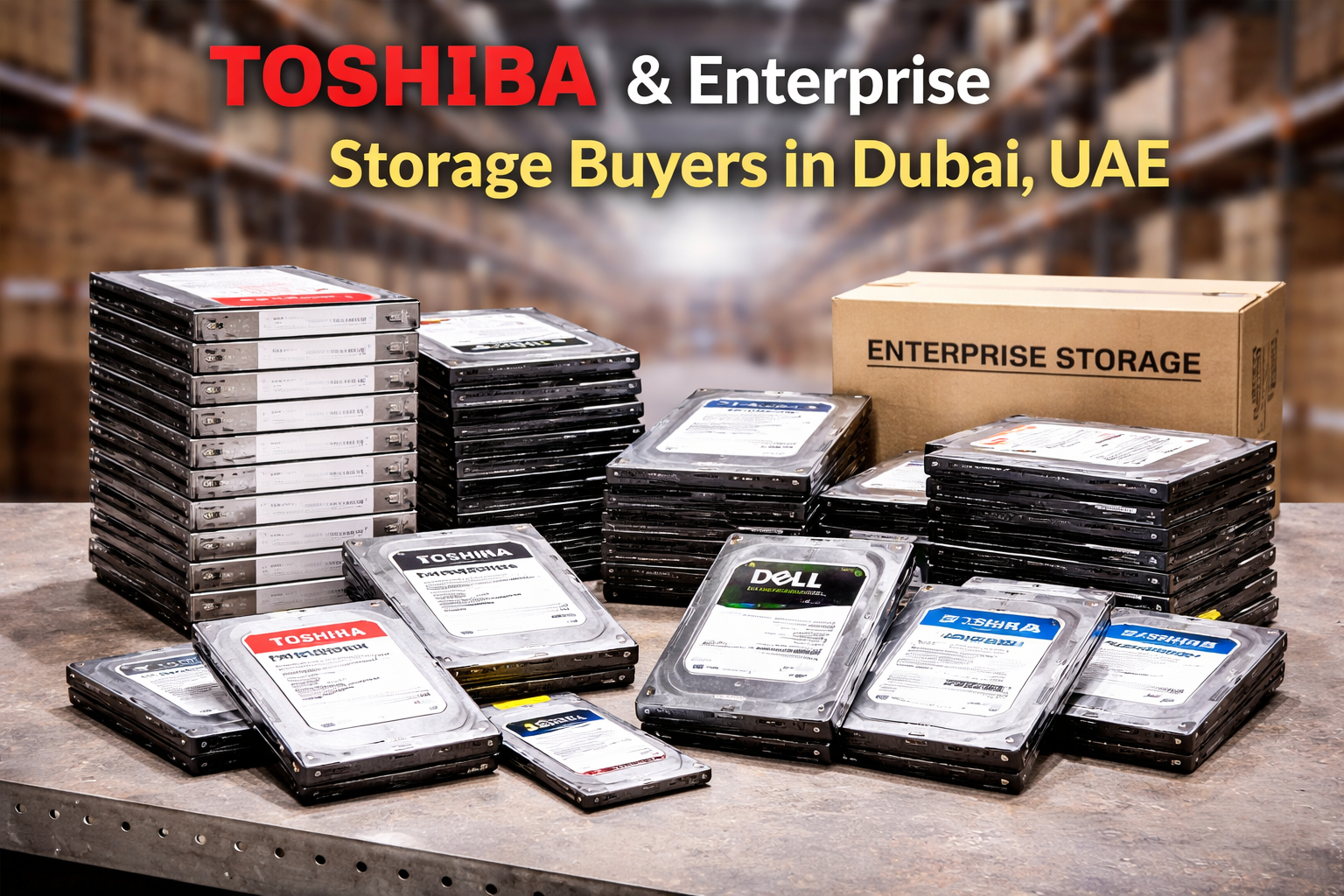 Toshiba & Enterprise Storage Buyers in Dubai, UAE